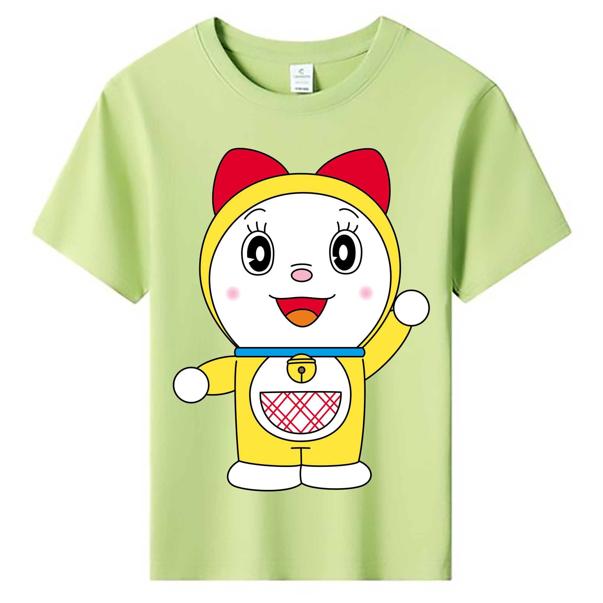 （画像用） ドラえもん ドラミ Doraemon Dorami 綿100％キッズTシャツ（フロントプリント）